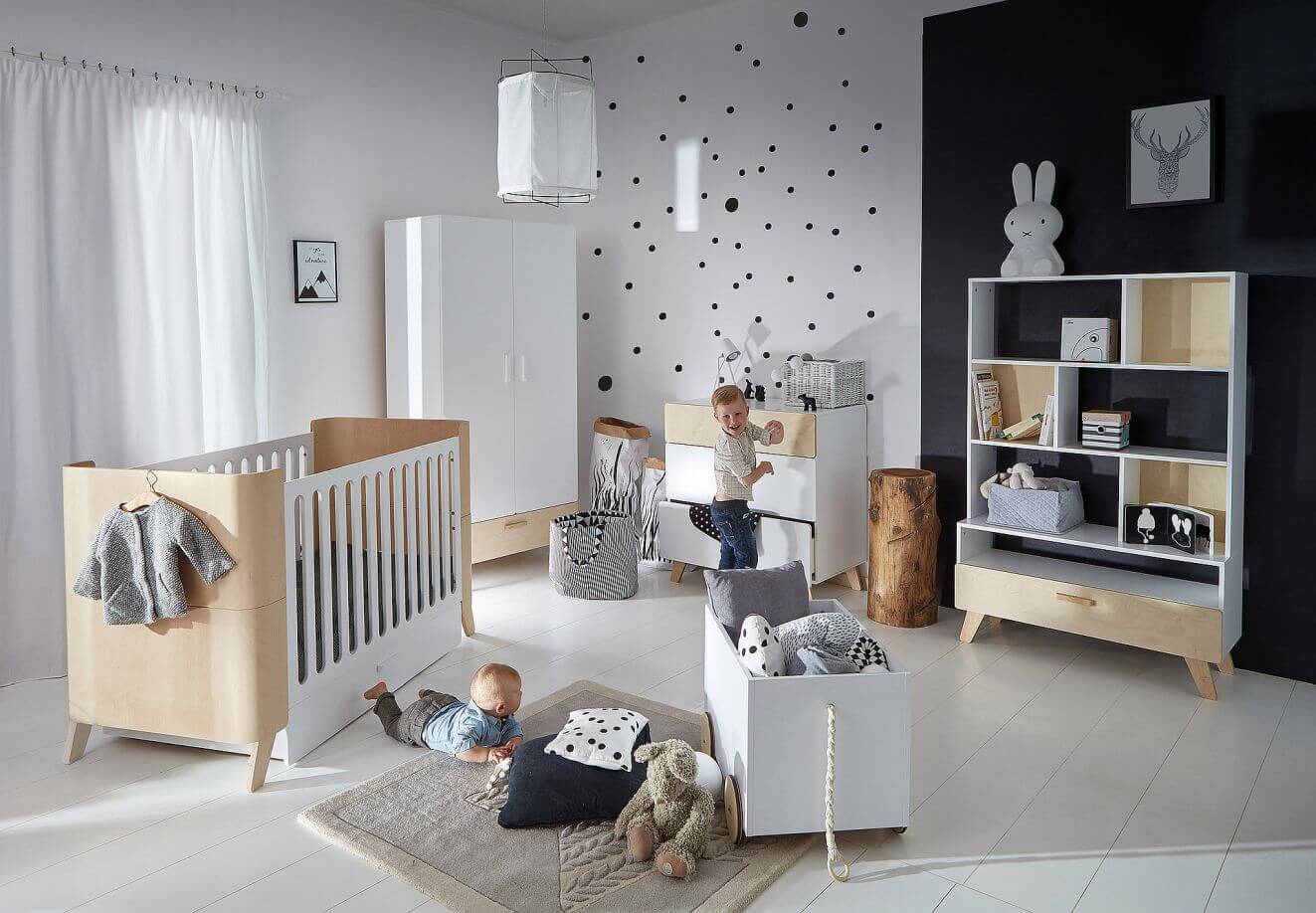 Camera copilului in stil scandinav