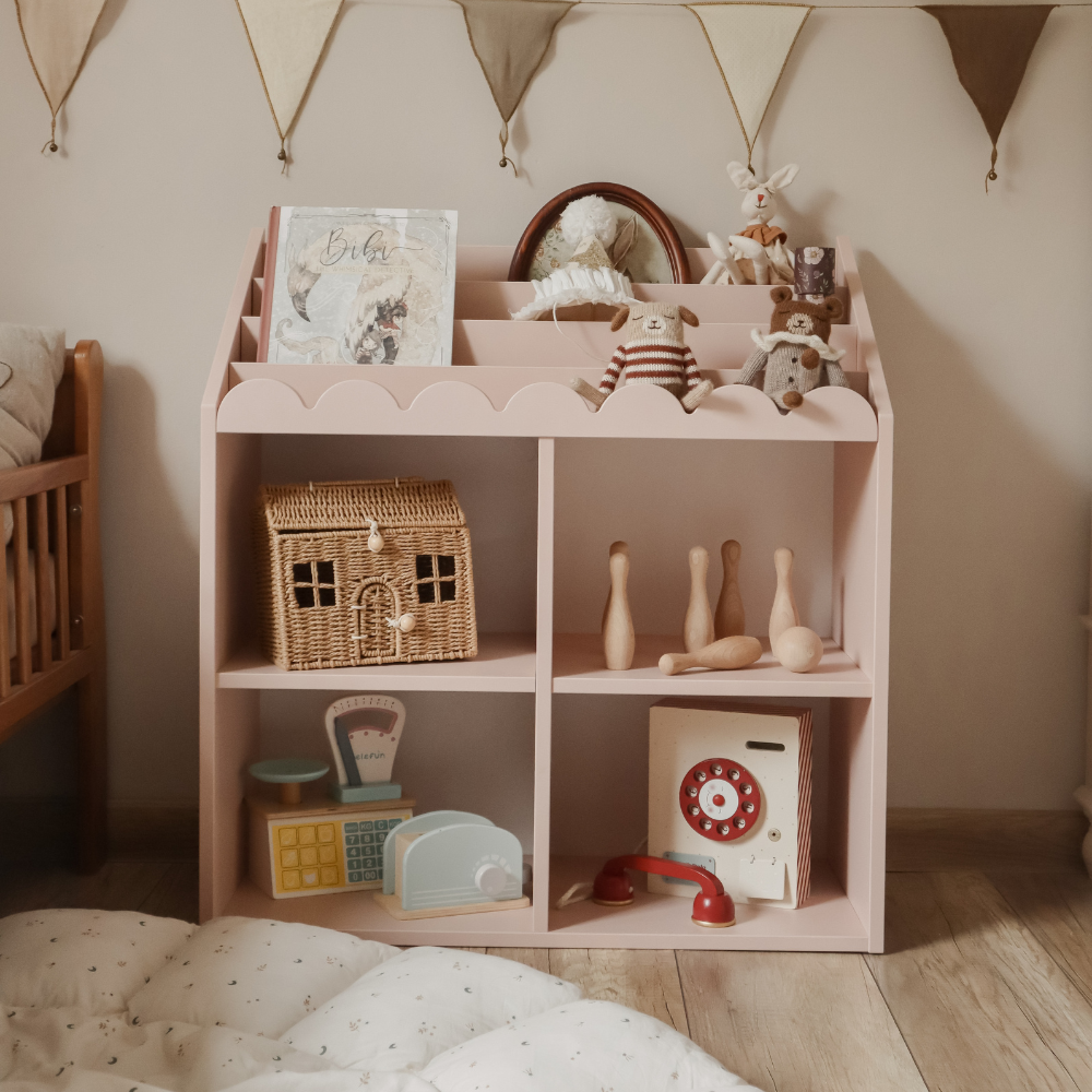 Book Nook, Biblioteca Montessori, Sunset