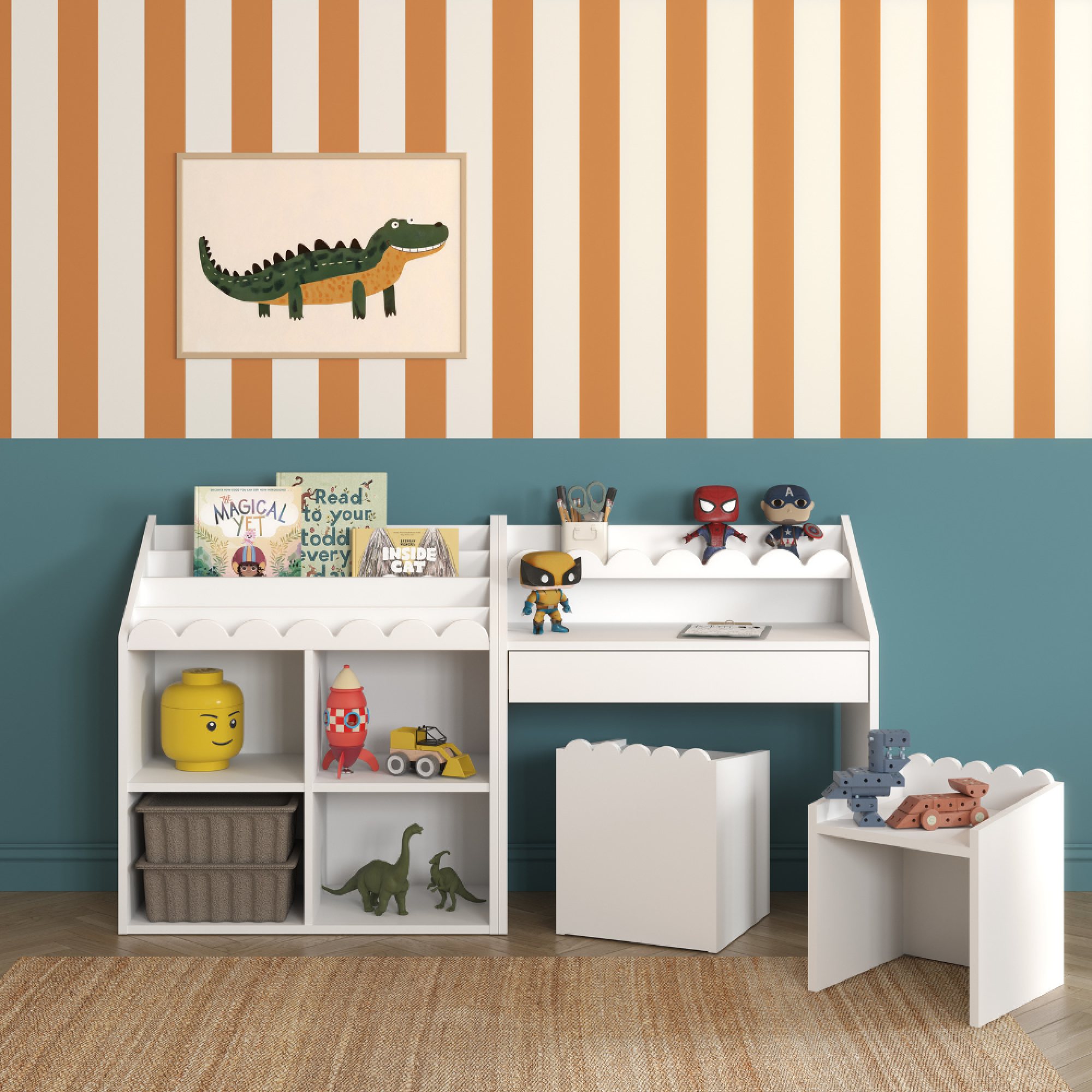 Book Nook, Biblioteca Montessori, ALB