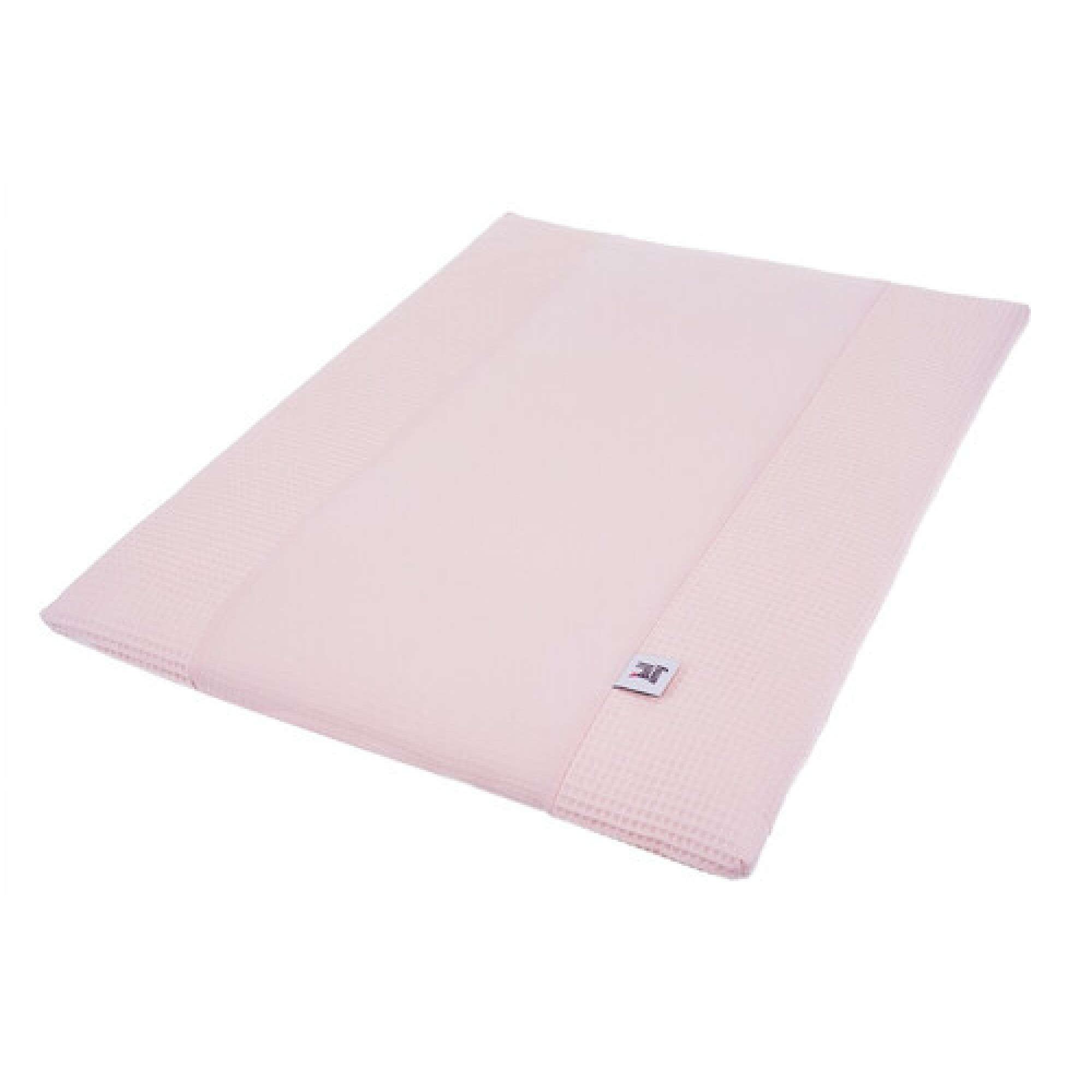 Saltea de înfășat din material waffle, cu husă și prosop, candy rose