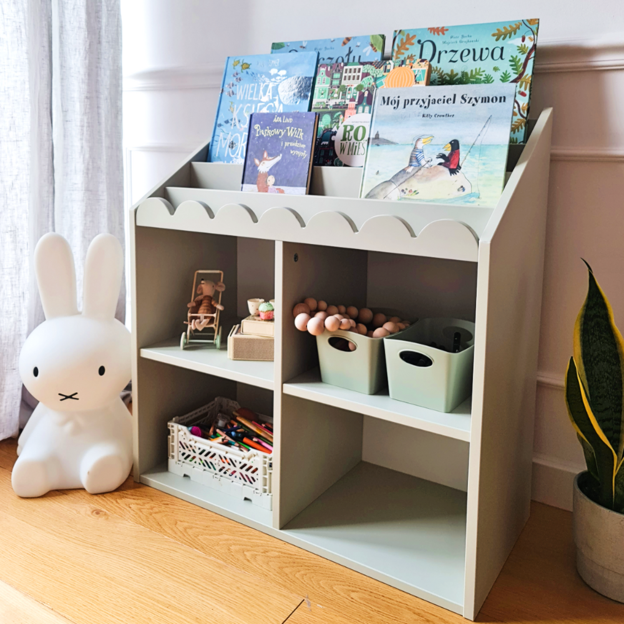 Book Nook, Biblioteca Montessori, Sage
