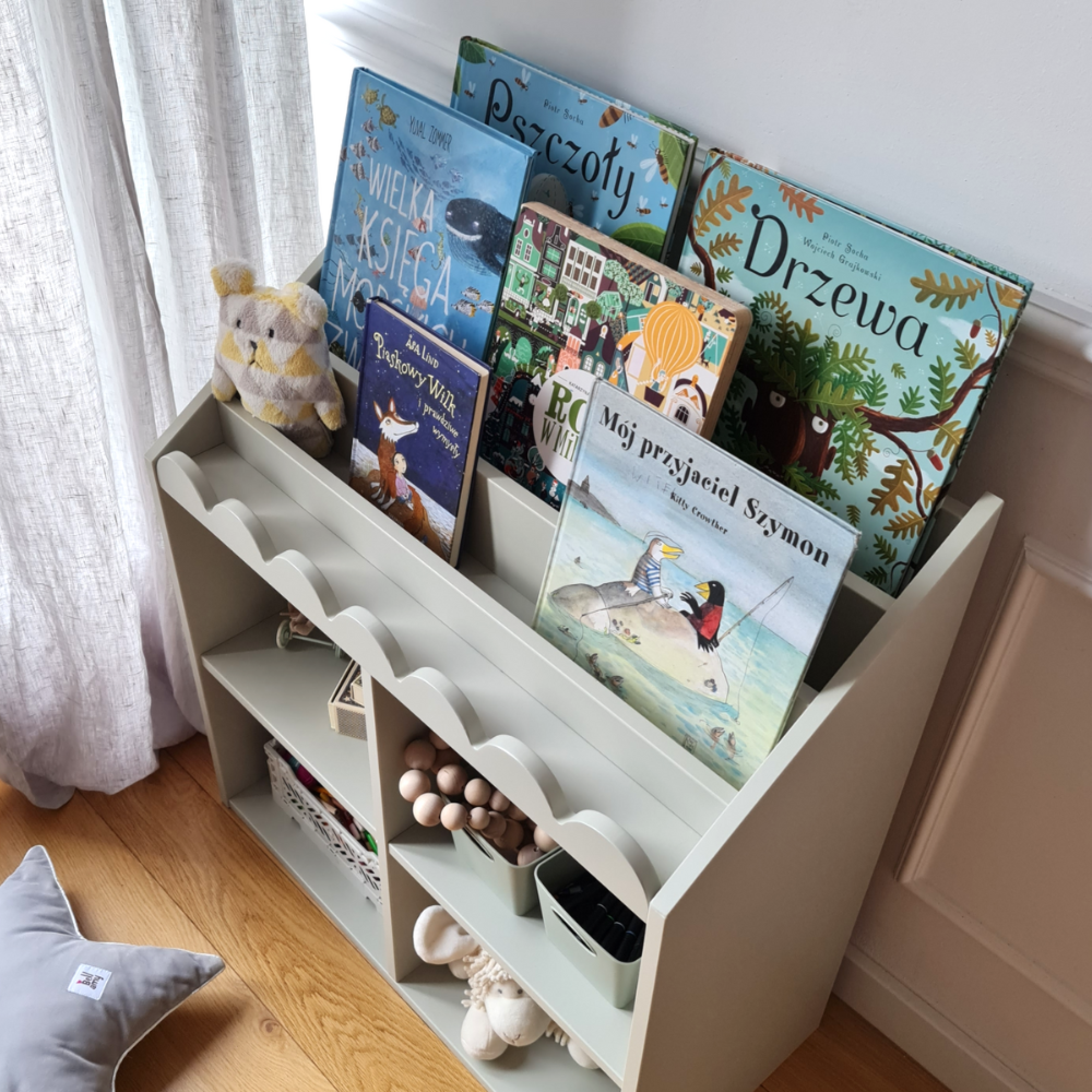 Book Nook, Biblioteca Montessori, Sage