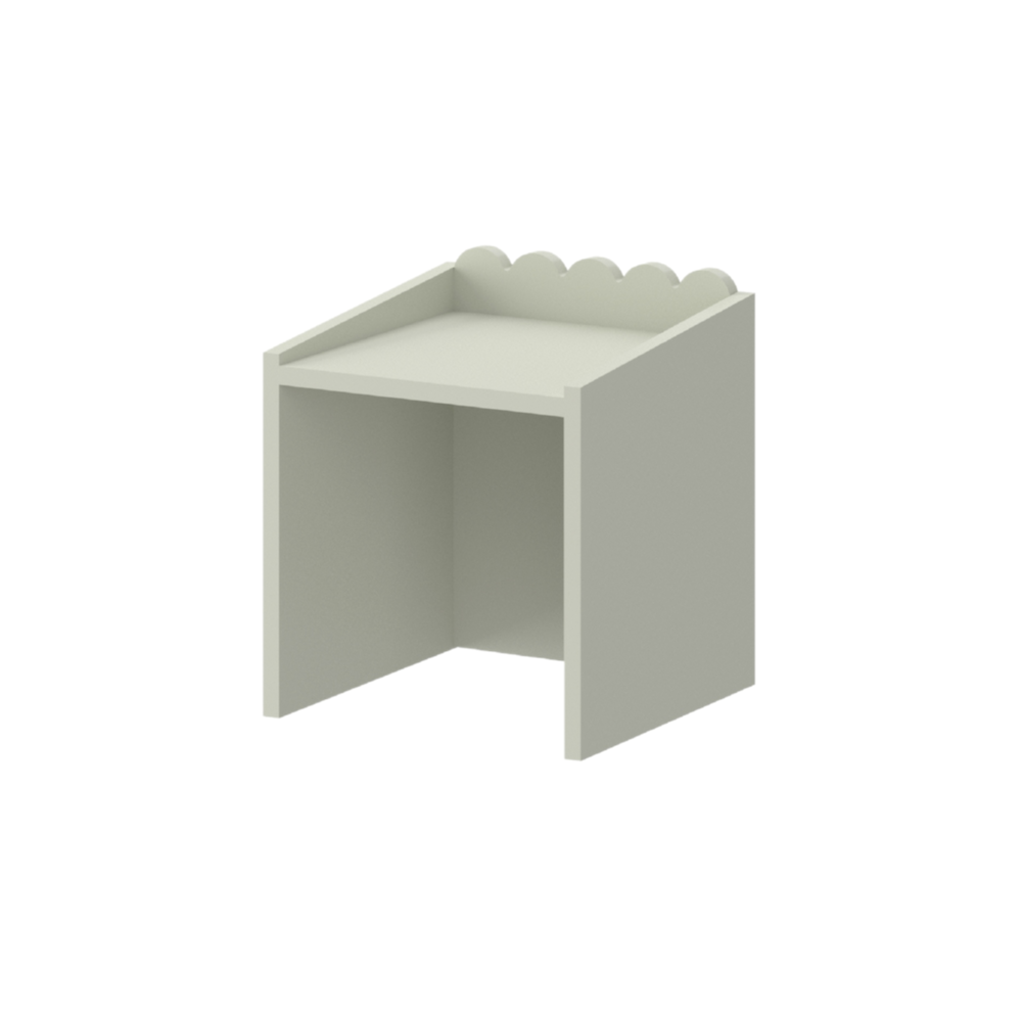 Scaun Montessori multifuncțional din colectia Book Nook Sage pentru copii