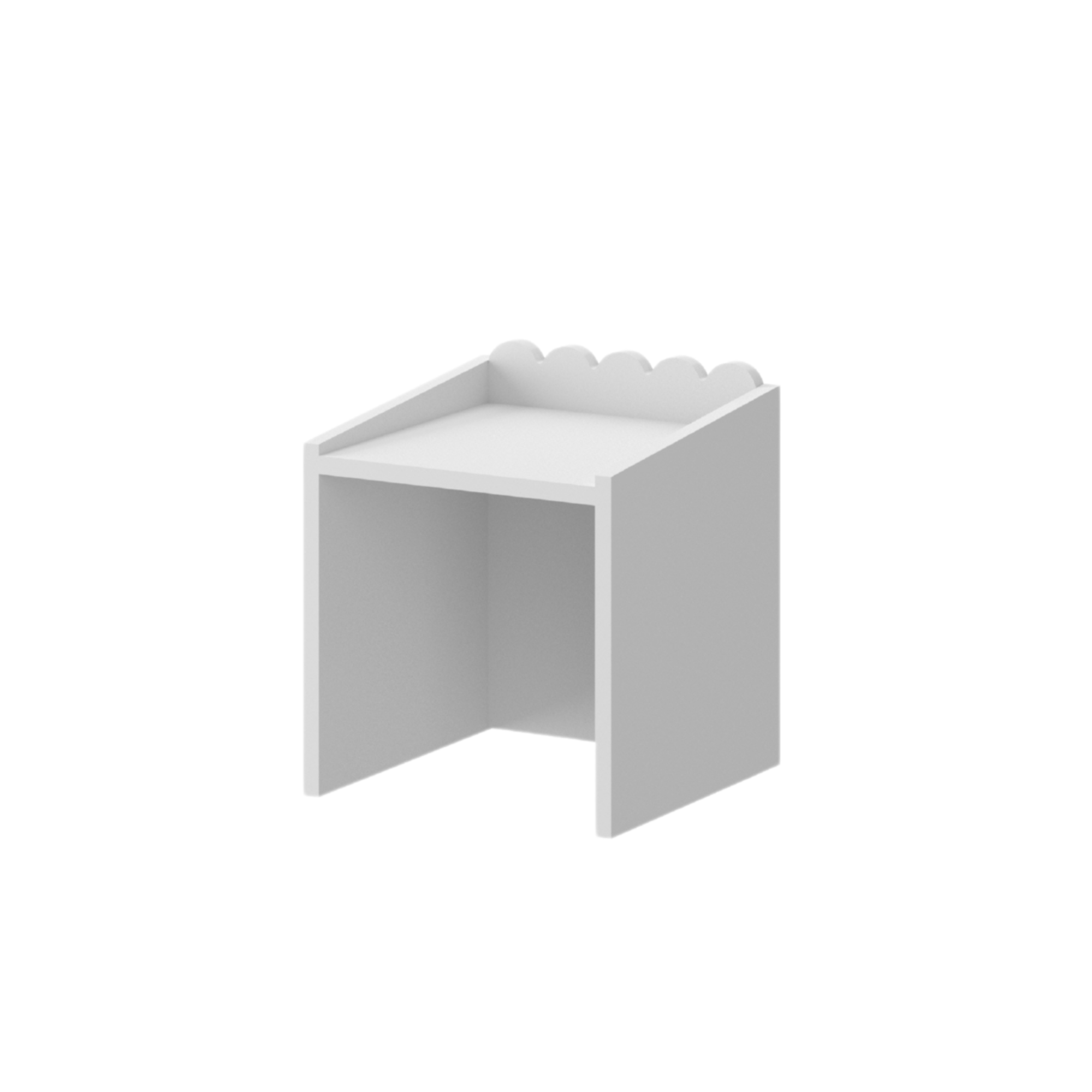 Set BOOK NOOK ALB biblioteca cu birou + 2 scaunele GRATIS 