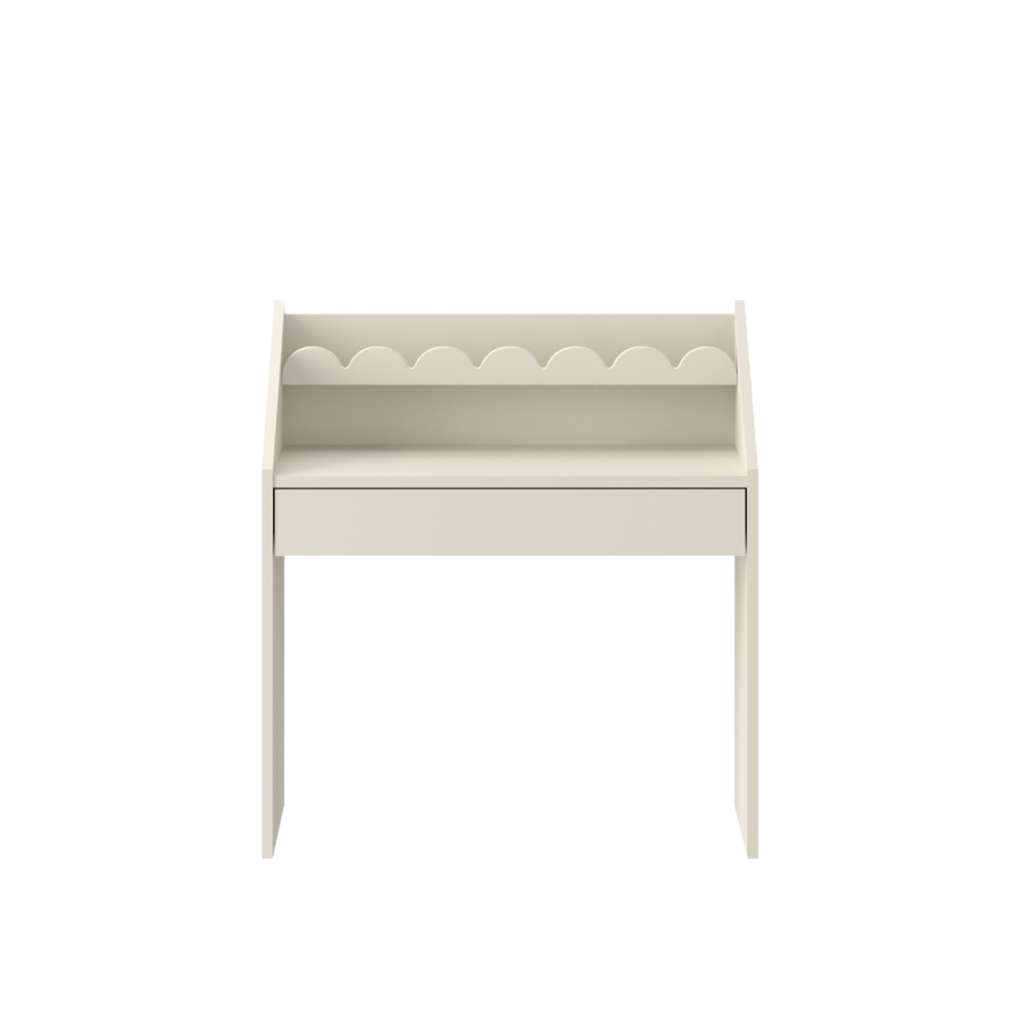 Birou Montessori compact Book Nook Latte pentru copii de pana la 7 ani