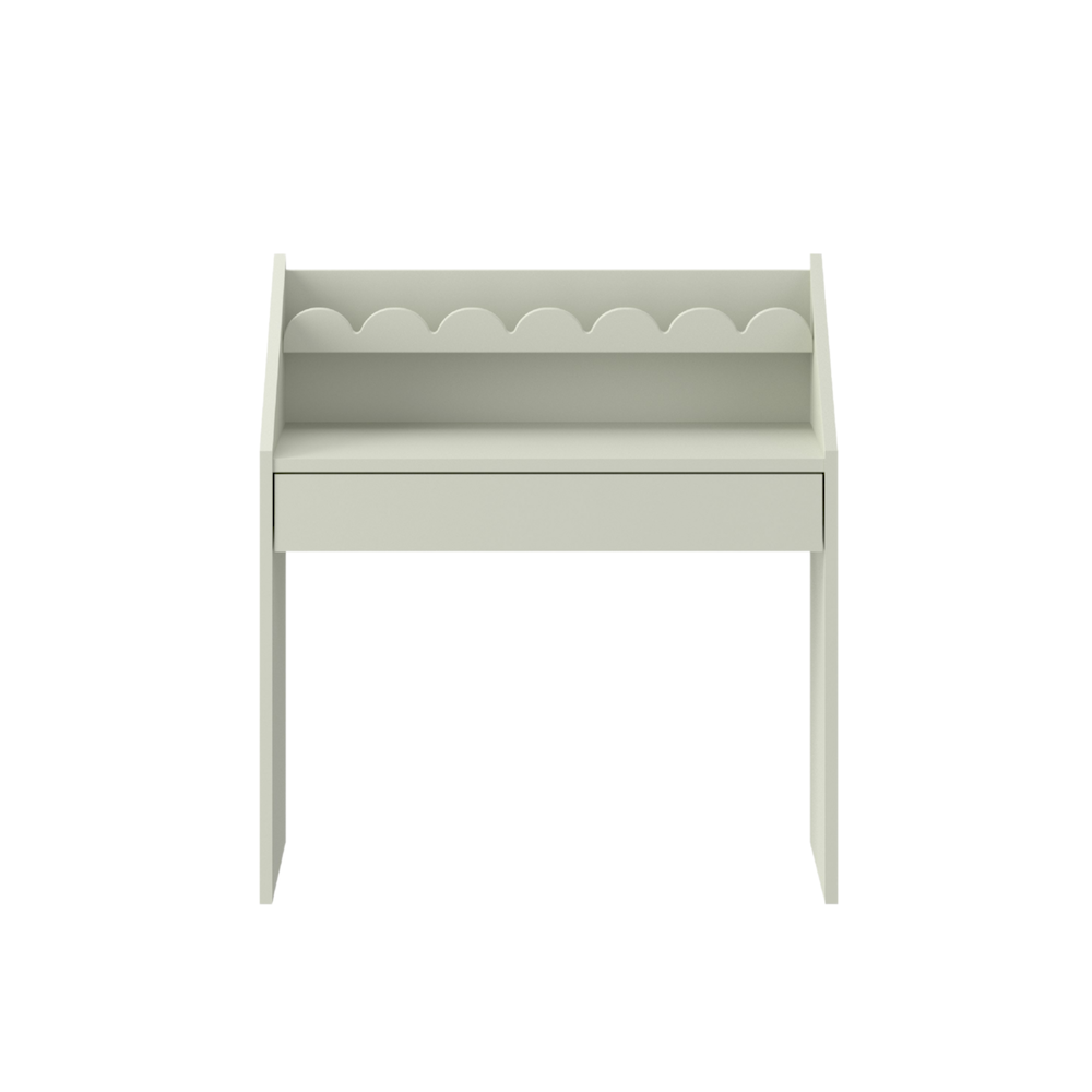 Birou Montessori compact Book Nook sage pentru copii de pana la 7 ani