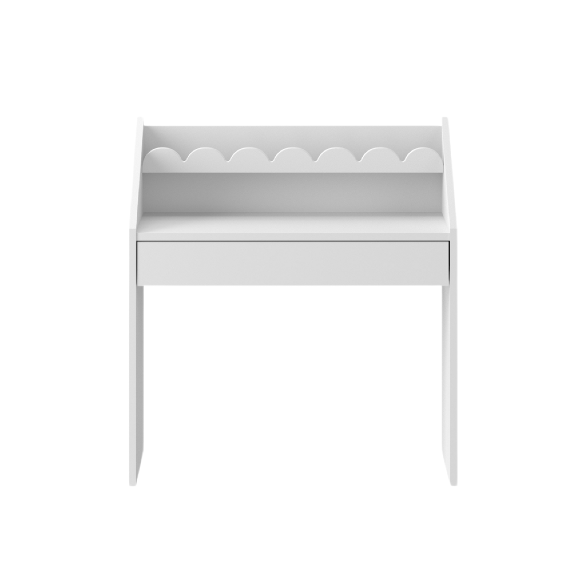 Birou Montessori compact Book Nook snow pentru copii de pana la 7 ani