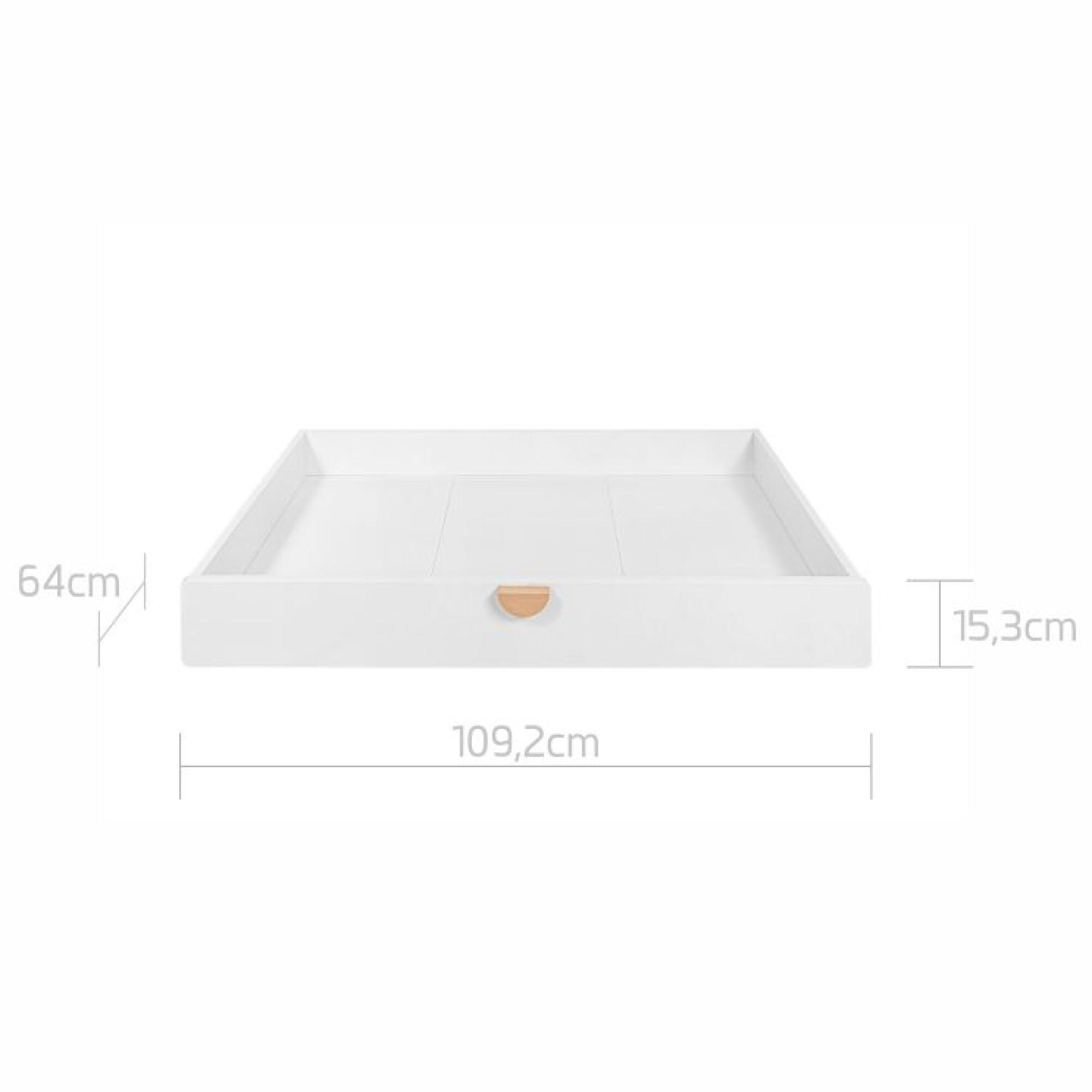 Sertar patut bebe, 60x120 cm, Ratan