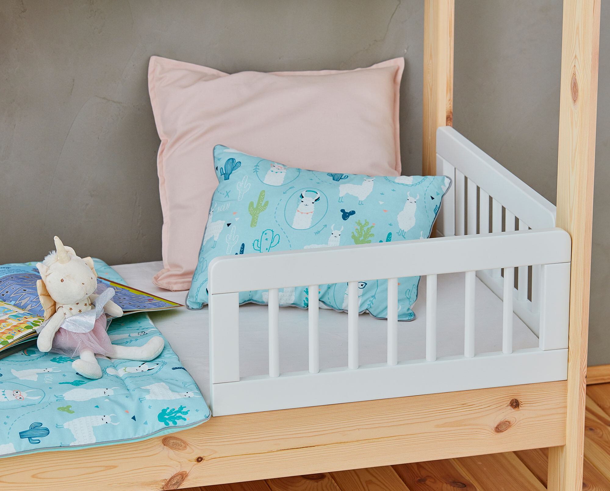 House bed Montessori, lemn de pin, 70x160 cm