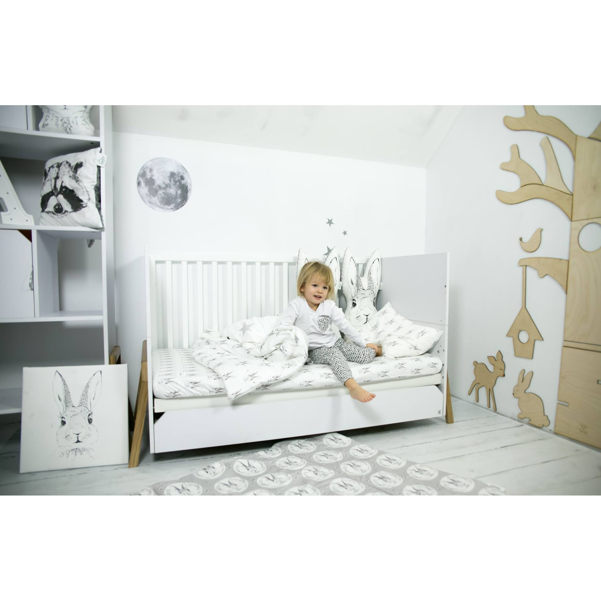 Set mobila copii 6 piese, Lotta alb