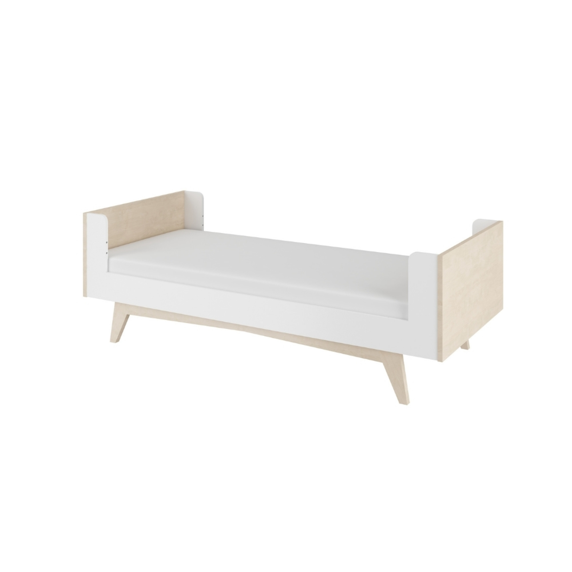 Patut bebe transformabil, Lemn/MDF, 140/160 x70 cm So Sixty