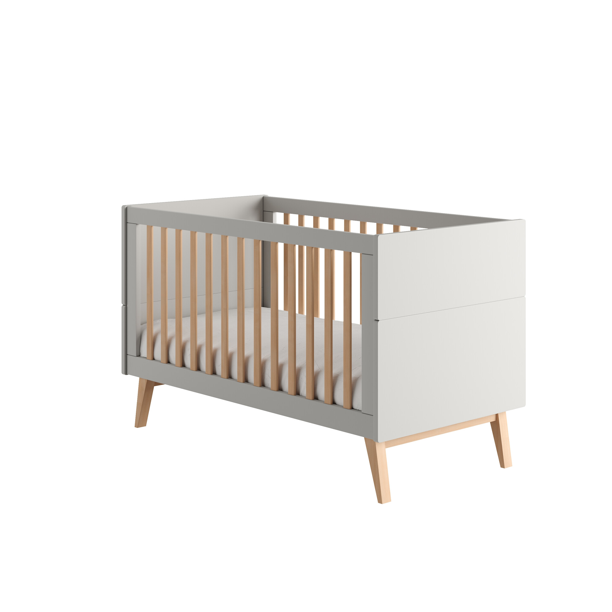 Patut bebe transformabil, Swing gri 60x120
