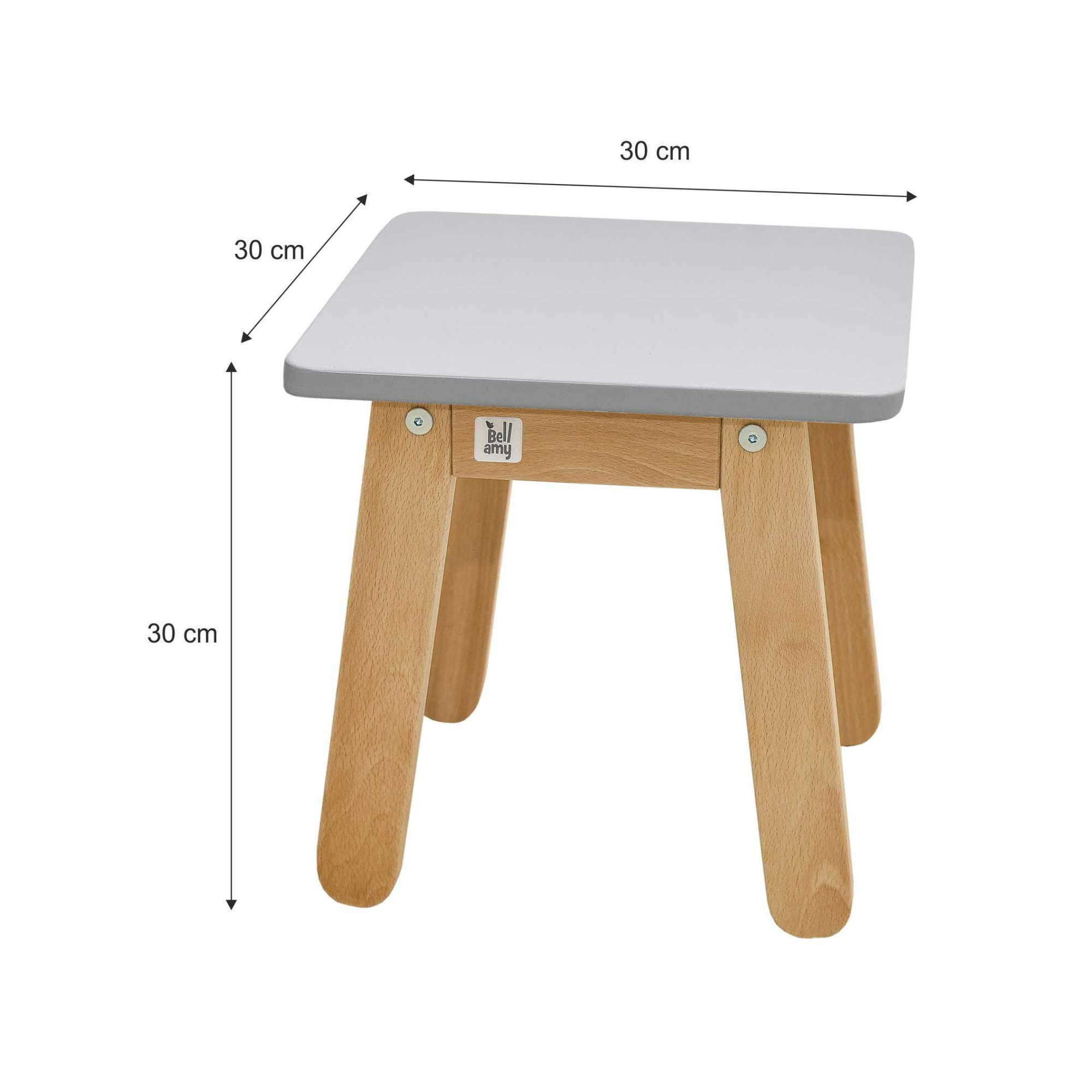 Scaun Woody gri neutru