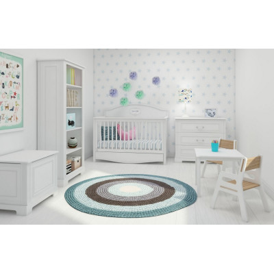 Set mobila copii 6 piese, Good Night by Ines alb
