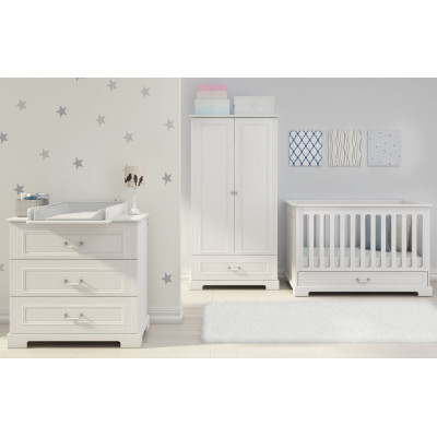 Set mobila copii 6 piese, Ines alb