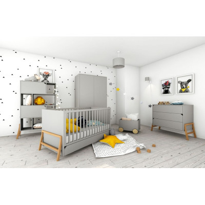 Set mobila copii 6 piese, Lotta gri