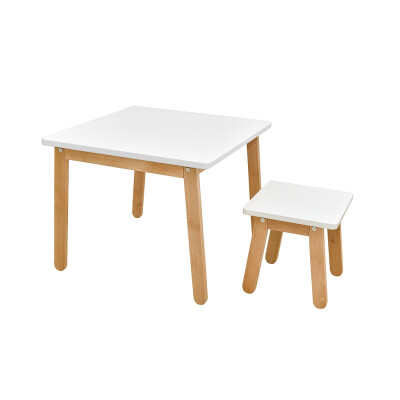 Scaun Woody alb snow white
