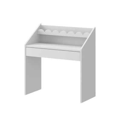 Birou Montessori compact Book Nook snow pentru copii de pana la 7 ani