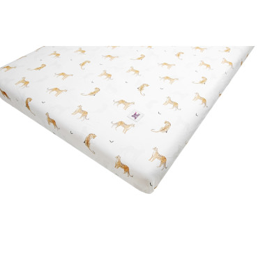 Cearsaf bumbac Leopardus 90x200 cm