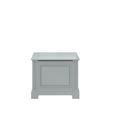 Cutie de jucarii, MDF Gri, stil clasic-romantic, colectia INES 