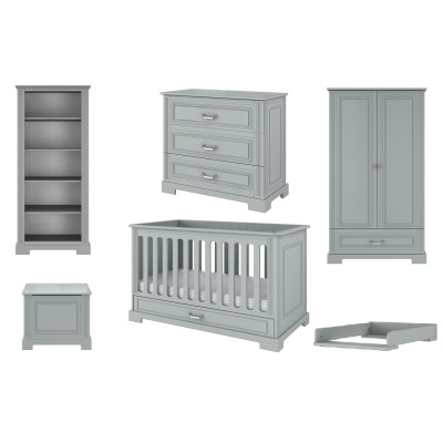 Set mobila copii 6 piese, Ines gri