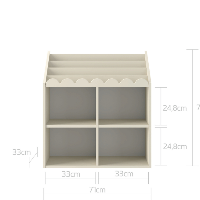 Book Nook, Biblioteca Montessori, Latte