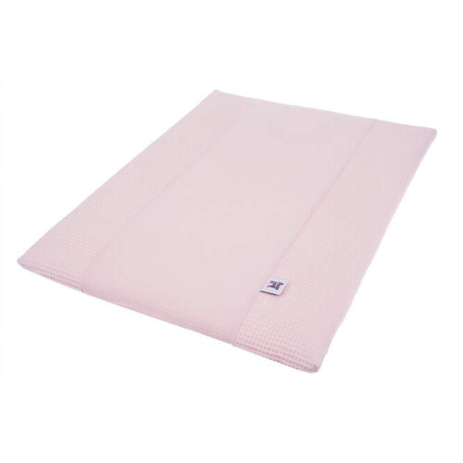 Saltea de înfășat din material waffle, cu husă și prosop, candy rose