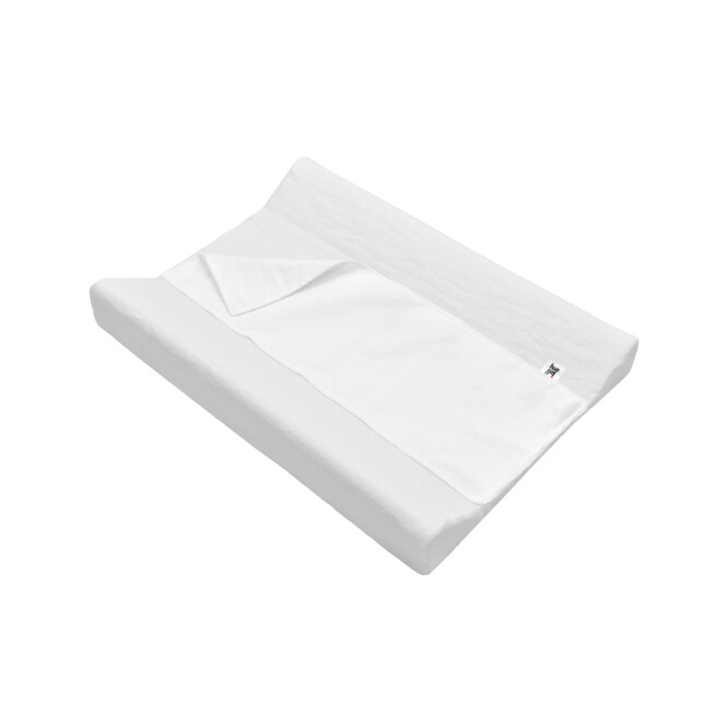 Comoda cu masa de infasat si salteluta, 3 piese, MDF Alb, stil clasic romantic, colectia Marylou