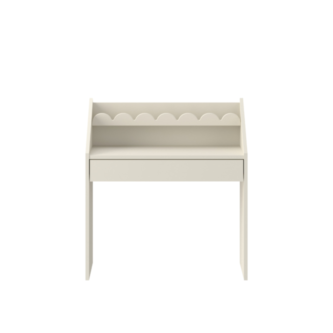 Birou Montessori compact Book Nook Latte pentru copii de pana la 7 ani