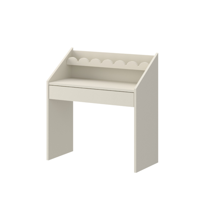 Birou Montessori compact Book Nook Latte pentru copii de pana la 7 ani
