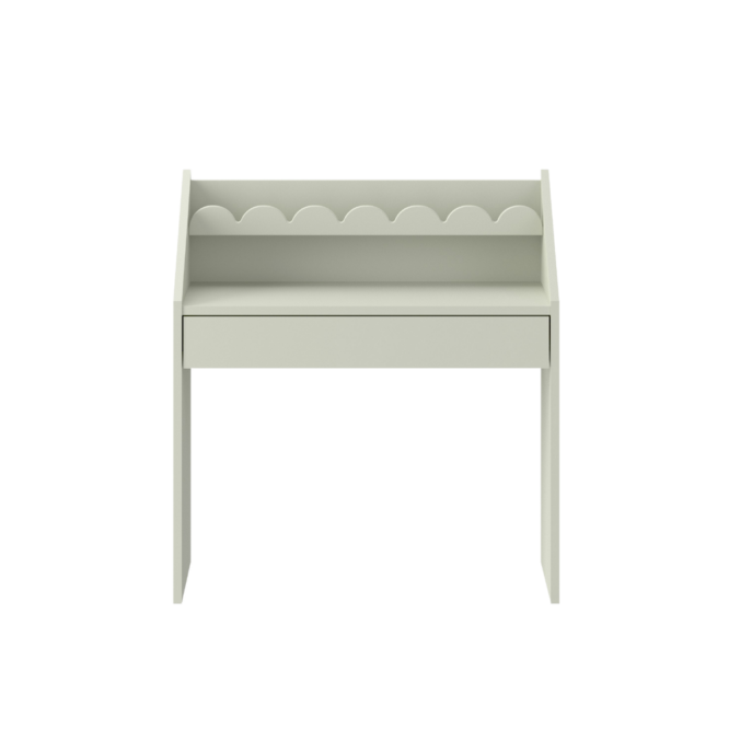 Birou Montessori compact Book Nook sage pentru copii de pana la 7 ani