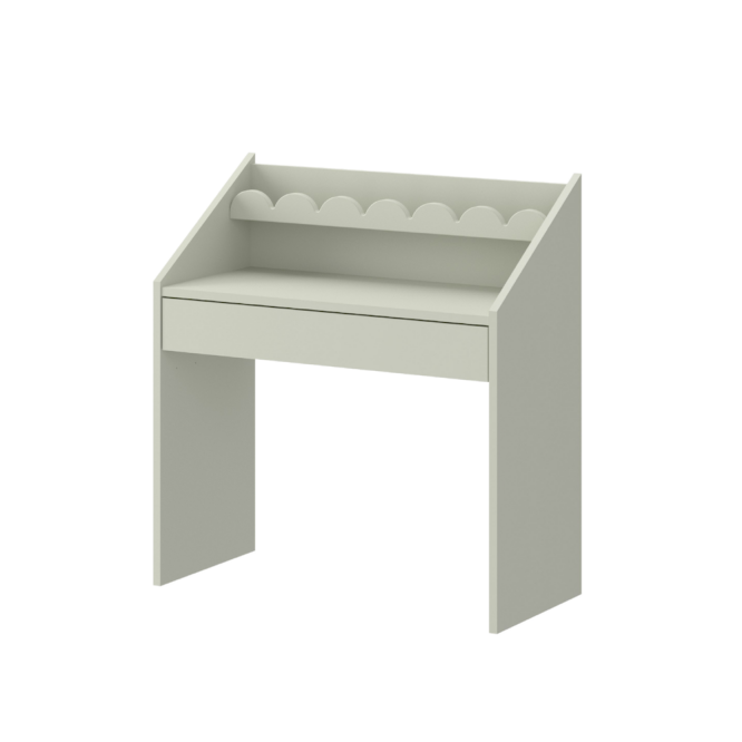 Birou Montessori compact Book Nook sage pentru copii de pana la 7 ani