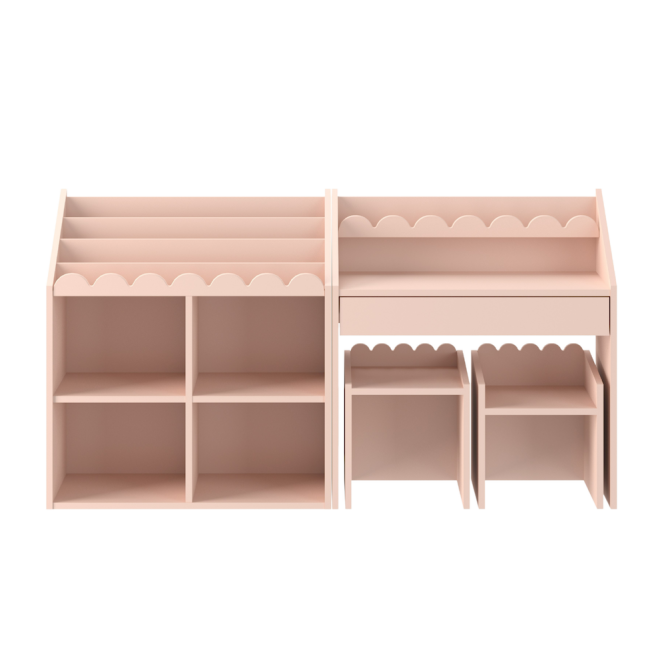 Scaun Montessori multifuncțional din colectia Book Nook Sunset pentru copii