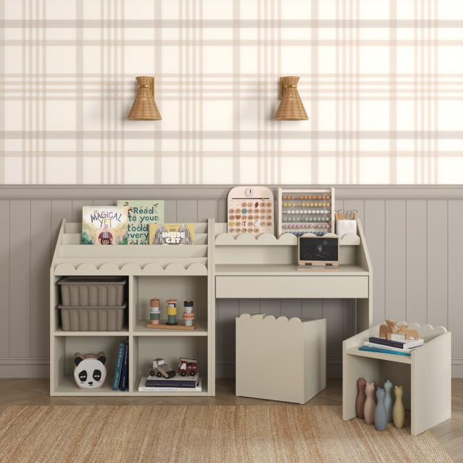 Book Nook, Biblioteca Montessori, Latte