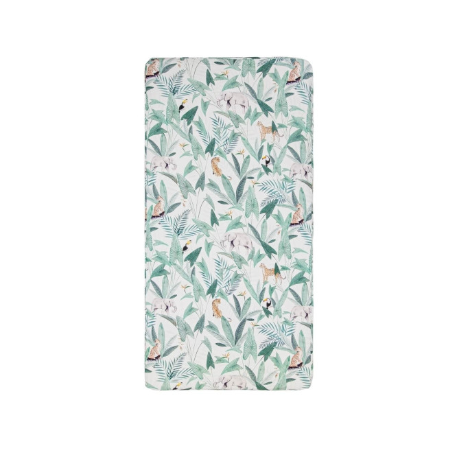 Cearsaf bumbac Jungle 70x140 cm