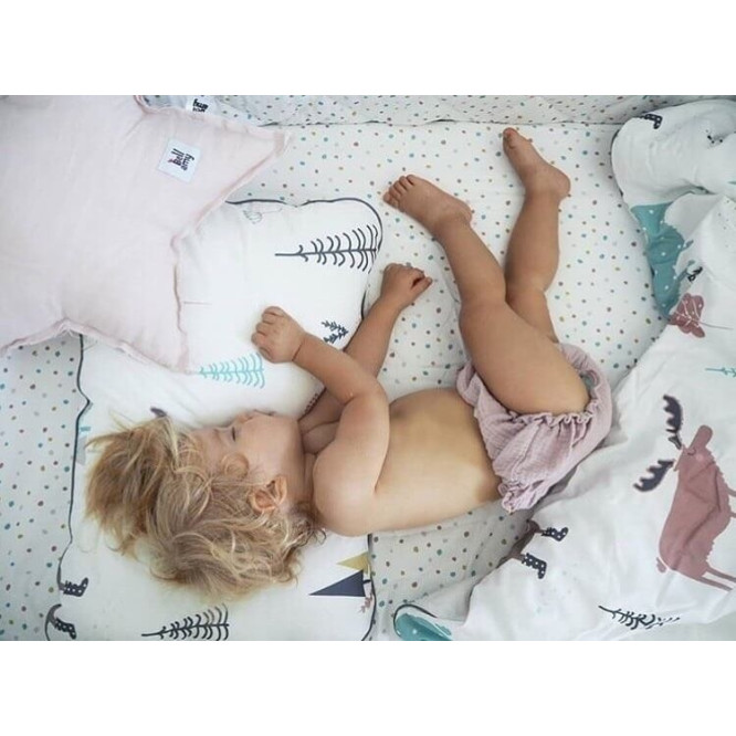 Cearsaf pentru patut In the woods 70x140 cm