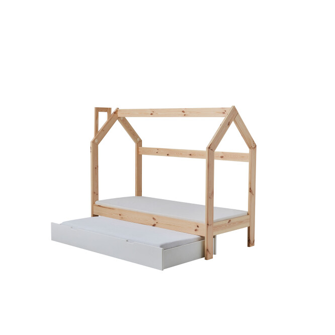 House bed sertar, alb, 70x160 cm