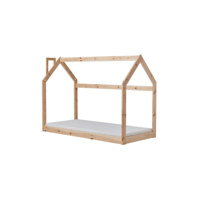 House bed Montessori, lemn de pin, 90x200 cm