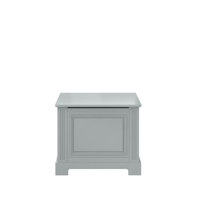 Cutie de jucarii, MDF Gri, stil clasic-romantic, colectia INES 