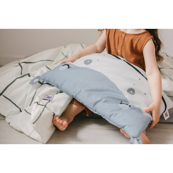 Cearsaf bumbac Oh Hippo 60x120 cm