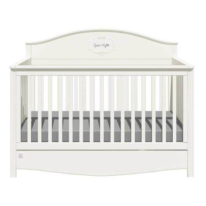 Patut bebe cu sertar, Good Night, lemn/MDF Pure, 140 x 70 cm