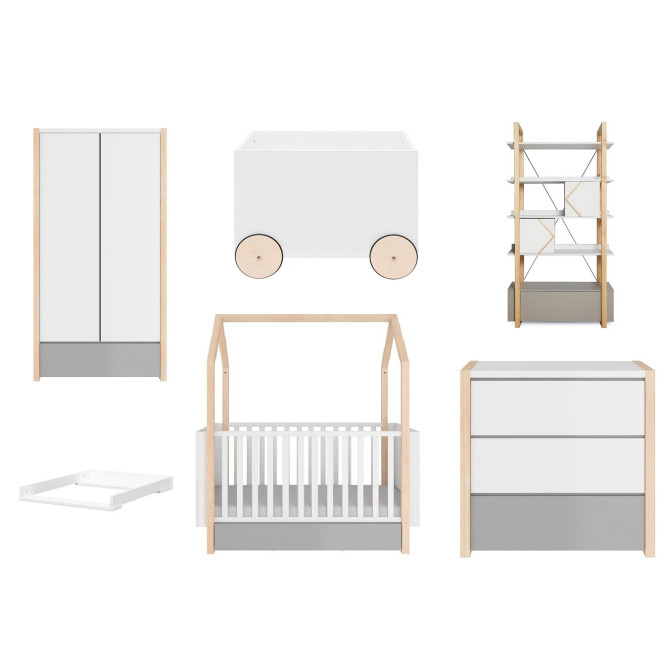 Set mobila copii 6 piese, Pinette