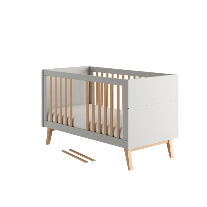 Patut bebe transformabil, Swing gri 60x120