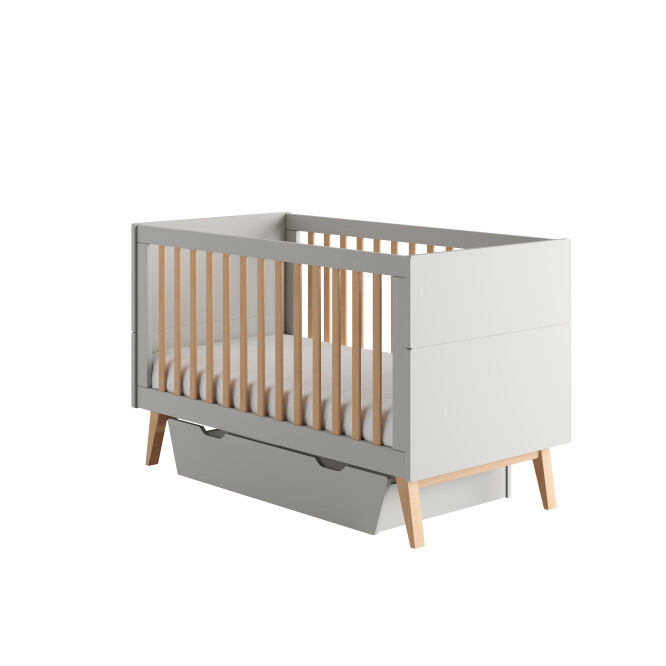 Patut bebe transformabil, Swing gri 60x120